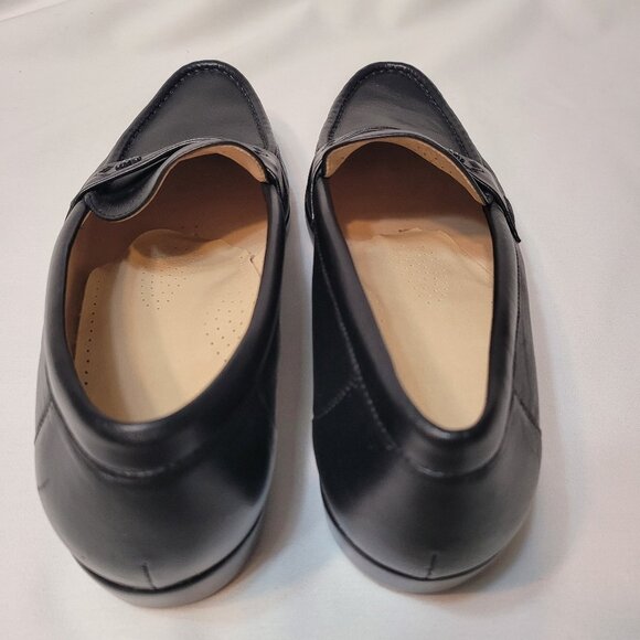 SAS Handsewn Black Leather Loafer Slip On Moccasin Shoes Mens Size 9C,Women 10.5 main image 9